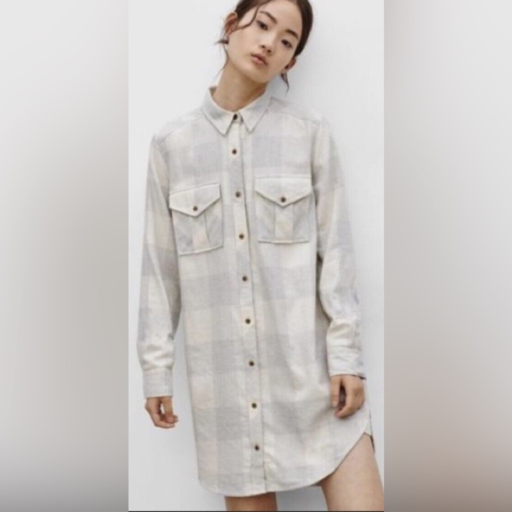 Aritzia long flannel